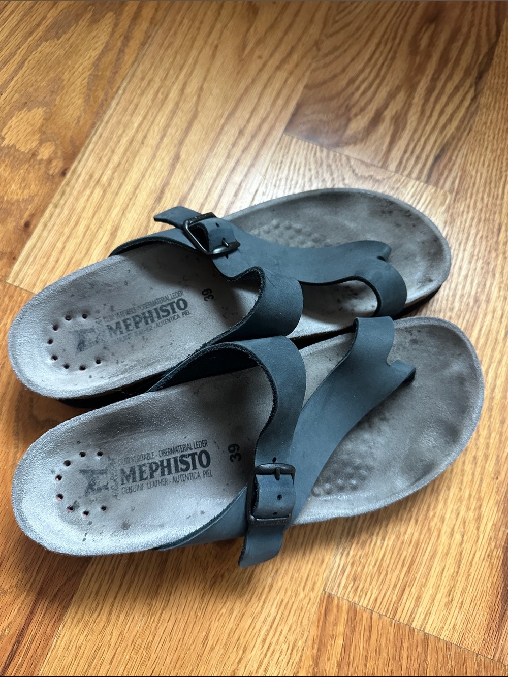 Mephisto leather sandals